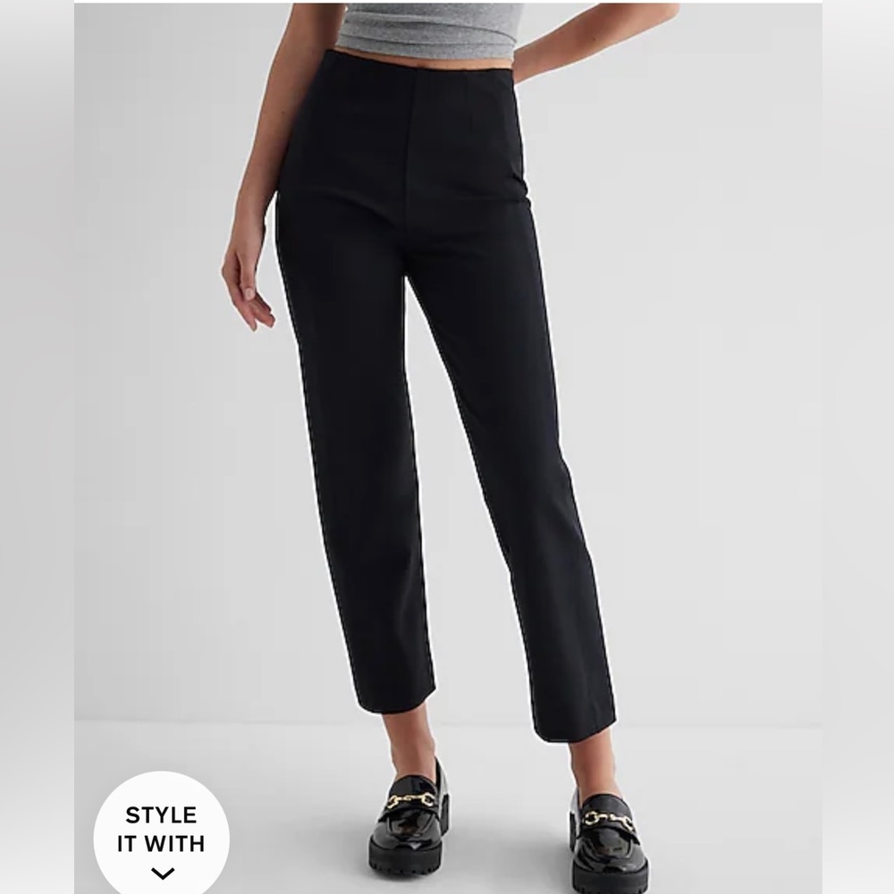 Columnist Ankle Mid rise stretch pant from Express